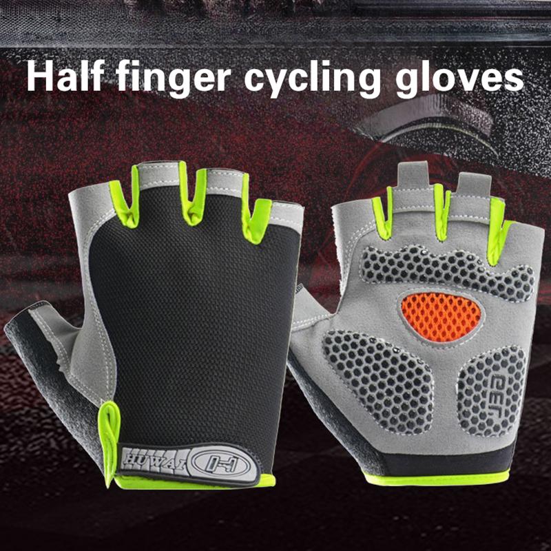 Hot Half Finger Cycling Gloves - Fingerless Glove Knit recension och pris
