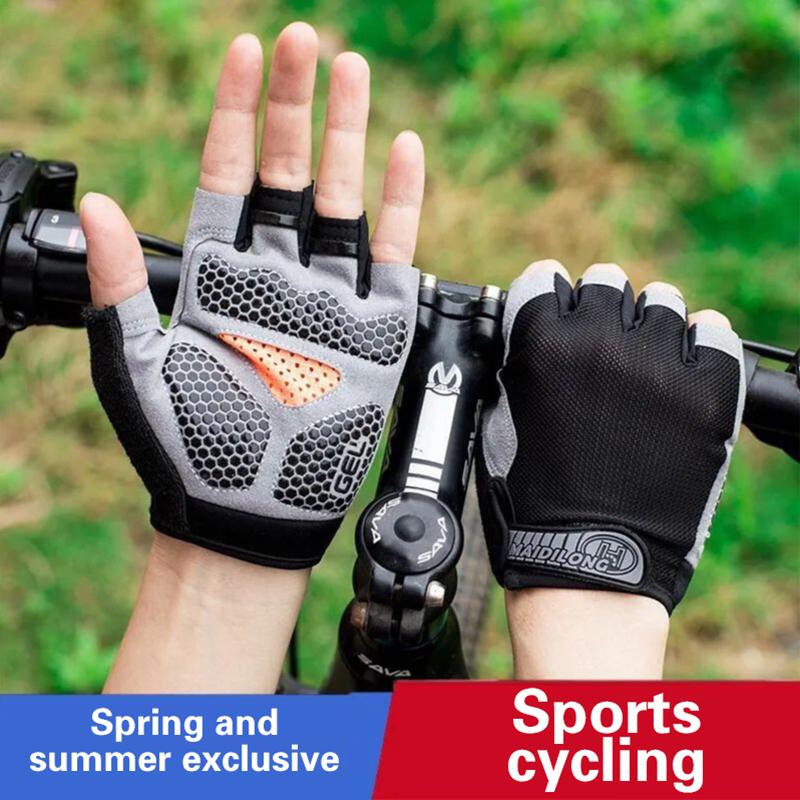 Half Finger Cycling Gloves Men - Fingerless Glove Knit recension och pris