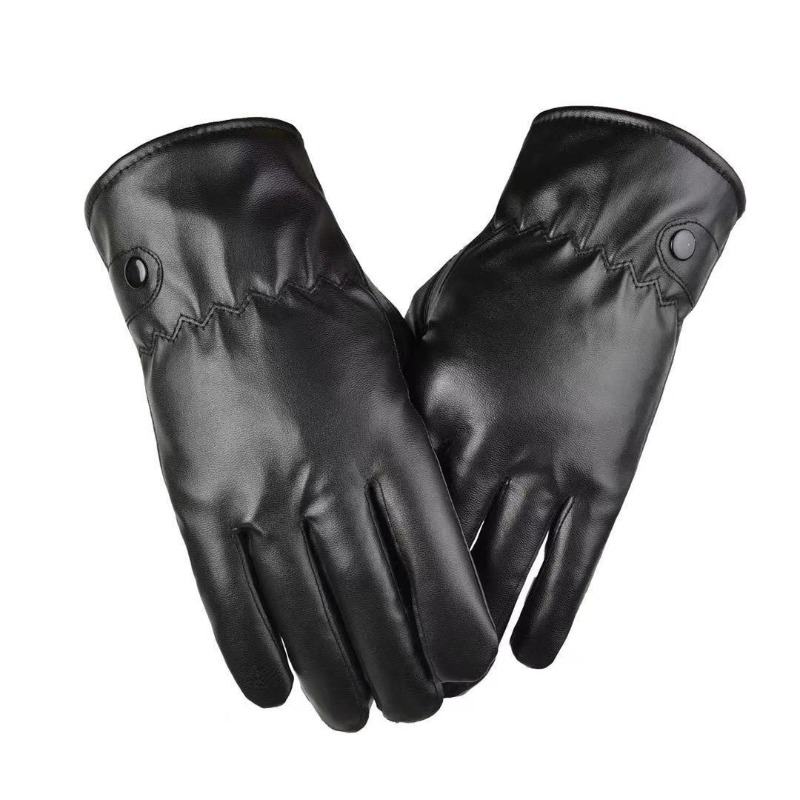 Winter Fashion Black PU Leathe - Leather Driving Glove recension och pris