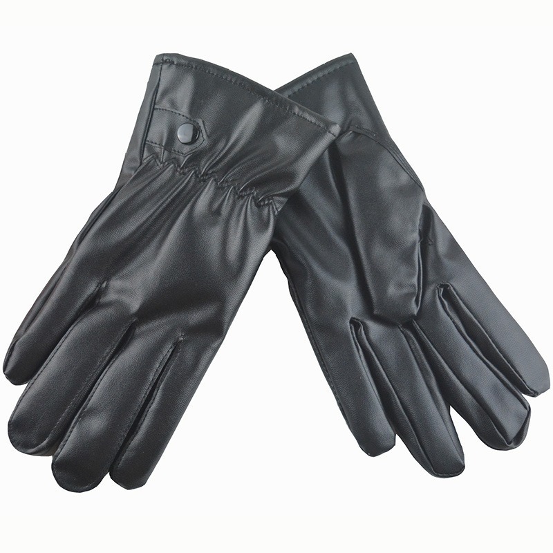 Winter Fashion Black PU Leathe - Leather Driving Glove recension och pris