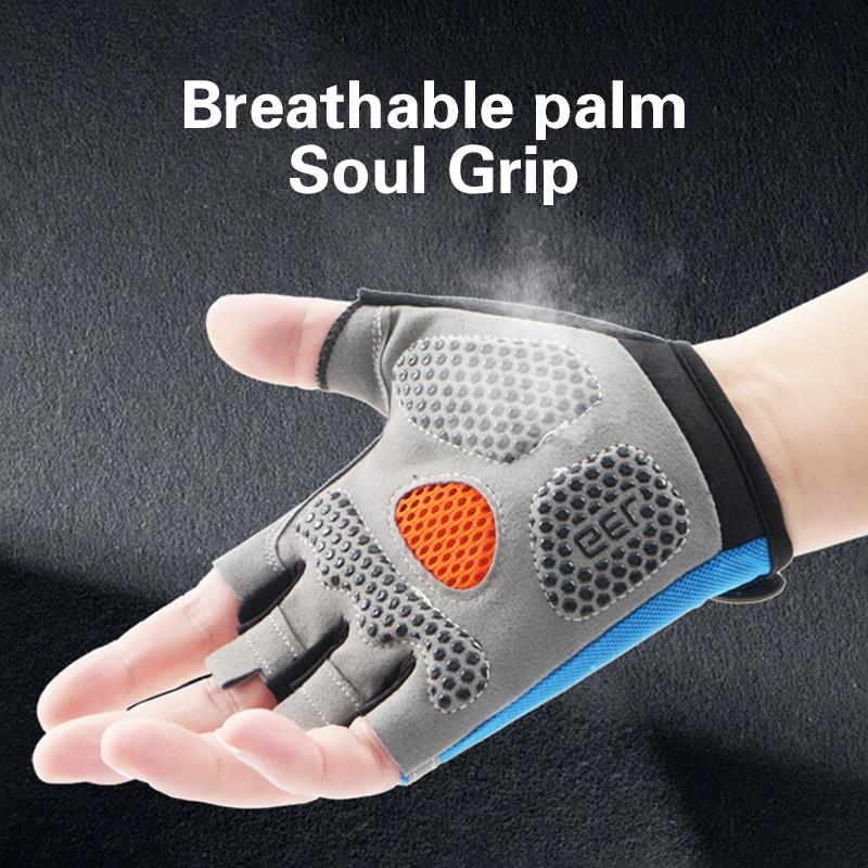 Half Finger Cycling Gloves Men - Fingerless Glove Knit recension och pris